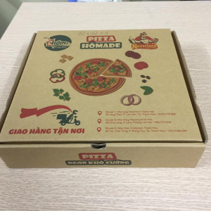 In hộp giấy đựng Pizaa Homemade