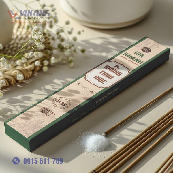 In hộp nhang chuyên nghiệp Ghi Dấu Thương Hiệu - Ảnh 2